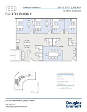 1990 S Bundy Dr, Los Angeles, CA en alquiler Plano de la planta- Imagen 1 de 1