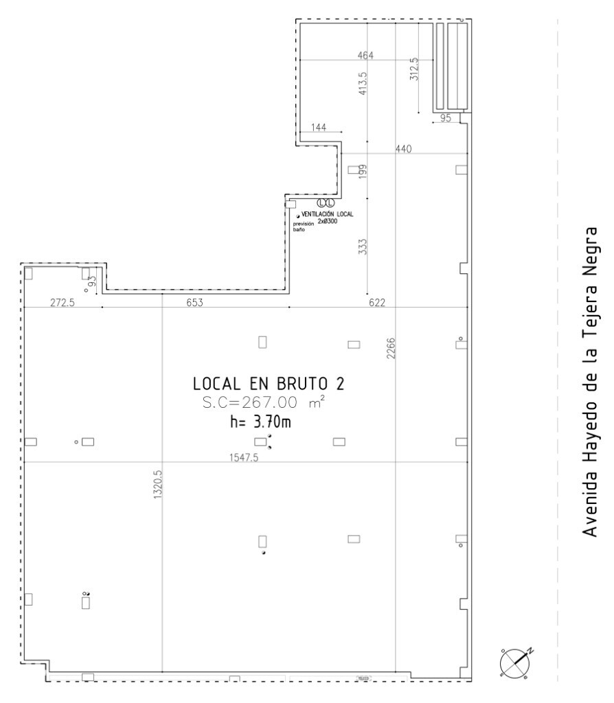 Locales en Guadalajara, Guadalajara en alquiler Plano de la planta- Imagen 1 de 1