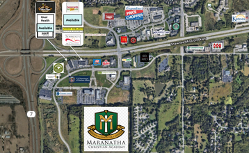 22700-22900 Midland Dr, Shawnee, KS - vista aérea  vista de mapa