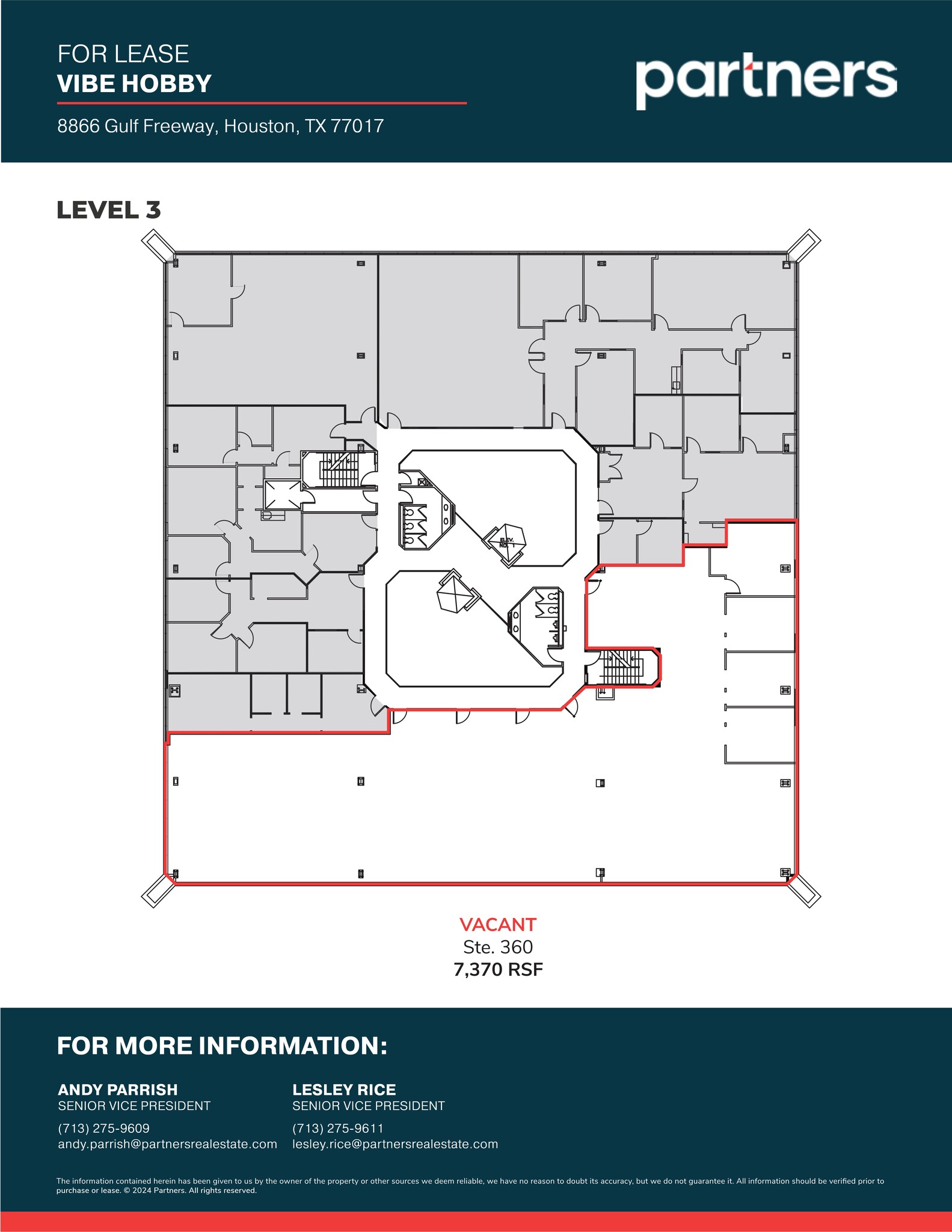 8866 Gulf Fwy, Houston, TX en alquiler Plano del sitio- Imagen 1 de 3