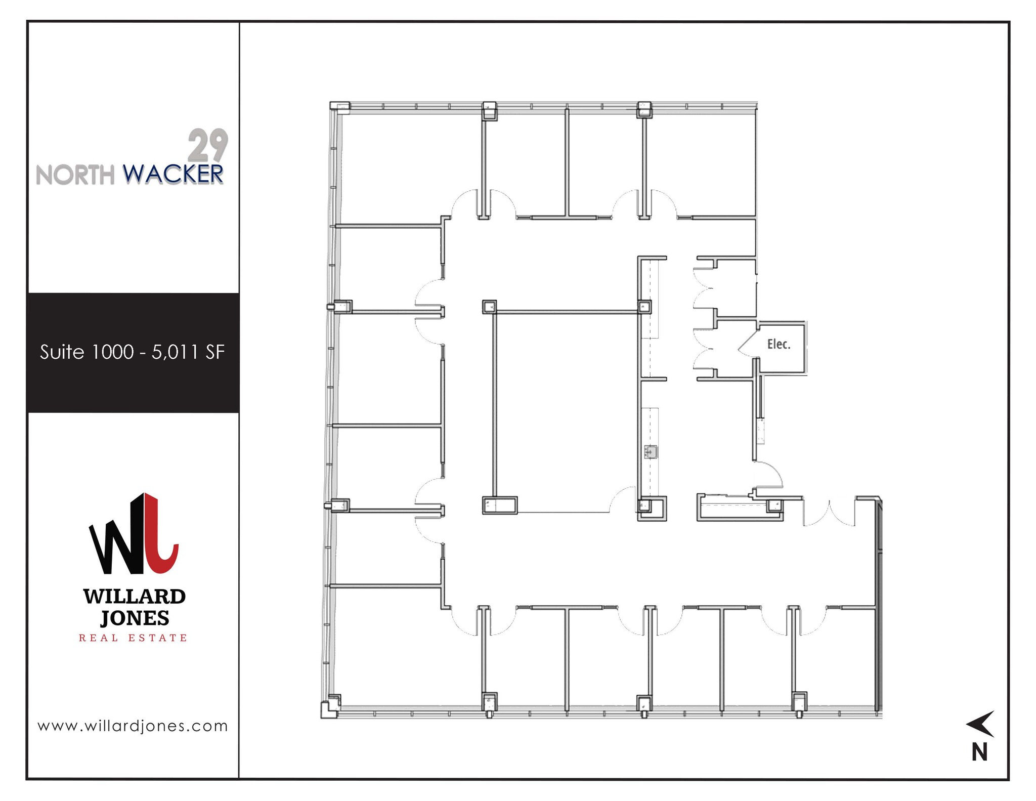 29 N Wacker Dr, Chicago, IL en alquiler Plano de la planta- Imagen 1 de 1