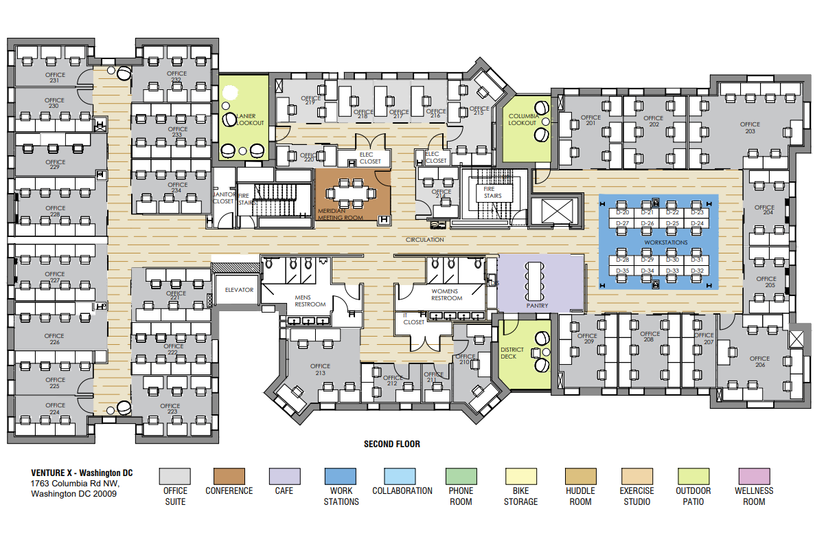 1763 Columbia Rd NW, Washington, DC en alquiler Plano de la planta- Imagen 1 de 1