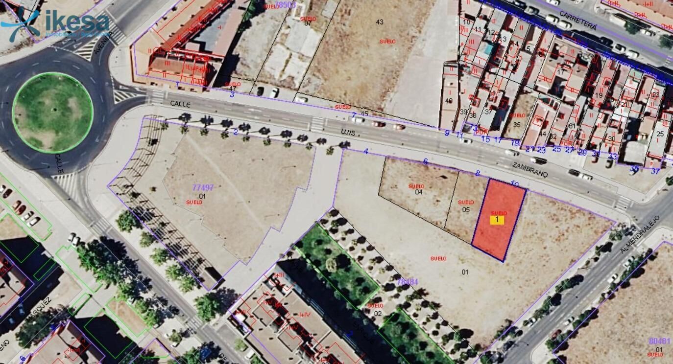 Terreno en Badajoz, Badajoz en venta Plano del sitio- Imagen 1 de 2