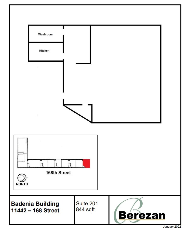 11412-11444 168 St NW, Edmonton, AB en alquiler Plano de la planta- Imagen 1 de 1