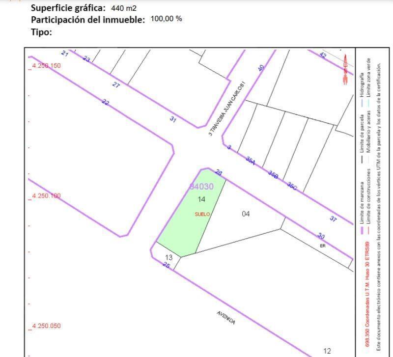 Terreno en Monforte del Cid, Alicante en venta Plano del sitio- Imagen 1 de 5