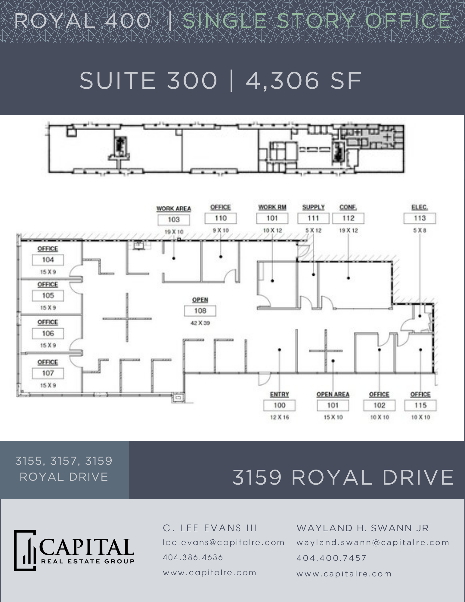 3155 Royal Dr, Alpharetta, GA en alquiler Plano de la planta- Imagen 1 de 1