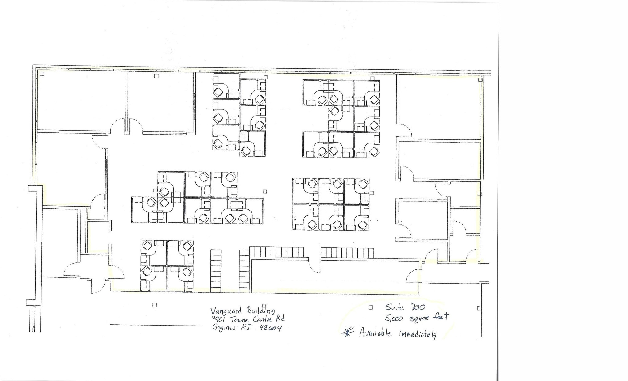 4901 Towne Centre Rd, Saginaw, MI en venta Plano de la planta- Imagen 1 de 1