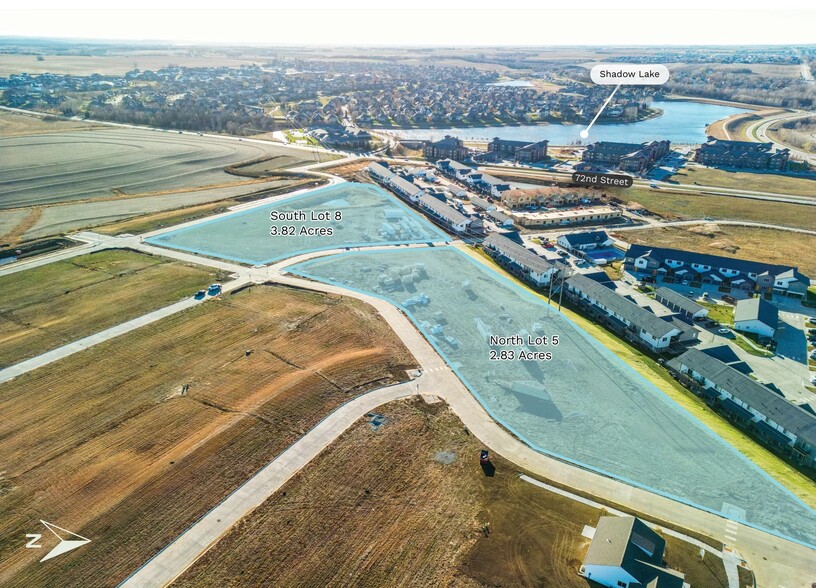 72nd Street & Schram Road, Papillion, NE en venta - Vista aérea - Imagen 2 de 5