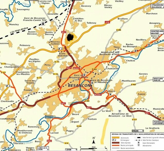 Terreno en Châtillon-le-Duc en venta - Plano de la planta - Imagen 3 de 4