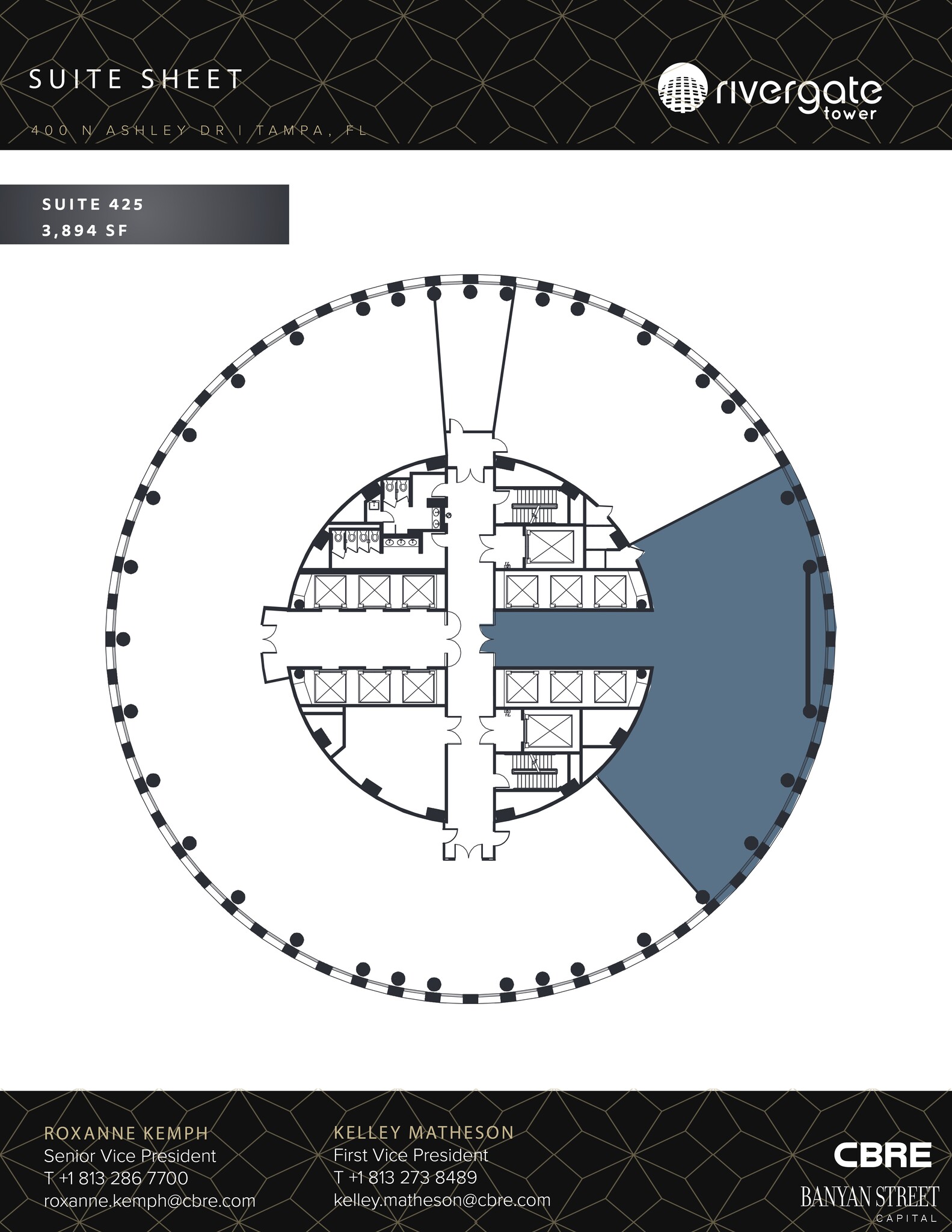 400 N Ashley Dr, Tampa, FL en alquiler Plano del sitio- Imagen 1 de 1