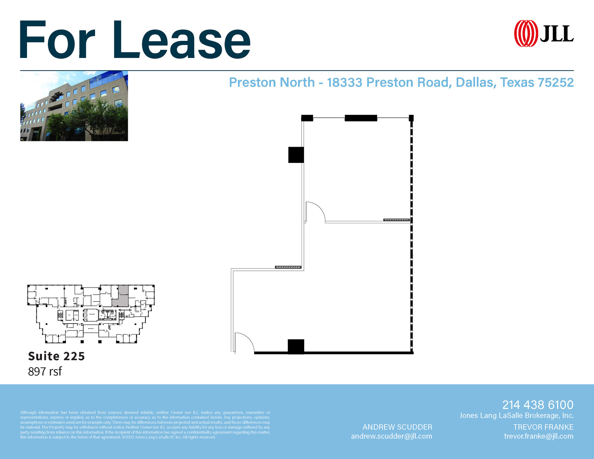 18333 Preston Rd, Dallas, TX en alquiler Plano de la planta- Imagen 1 de 2