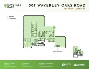 307 Waverley Oaks Rd, Waltham, MA en alquiler Plano de la planta- Imagen 1 de 6
