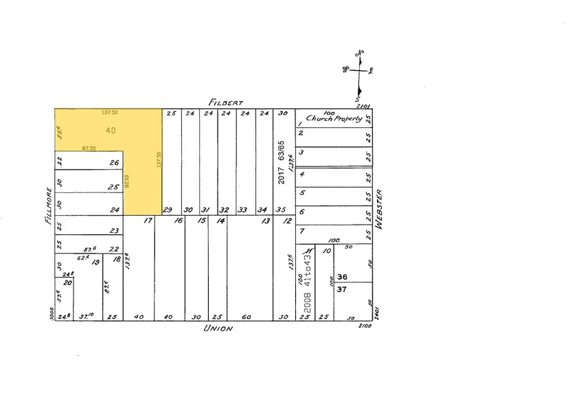 3060 Fillmore St, San Francisco, CA en venta - Plano de solar - Imagen 3 de 9