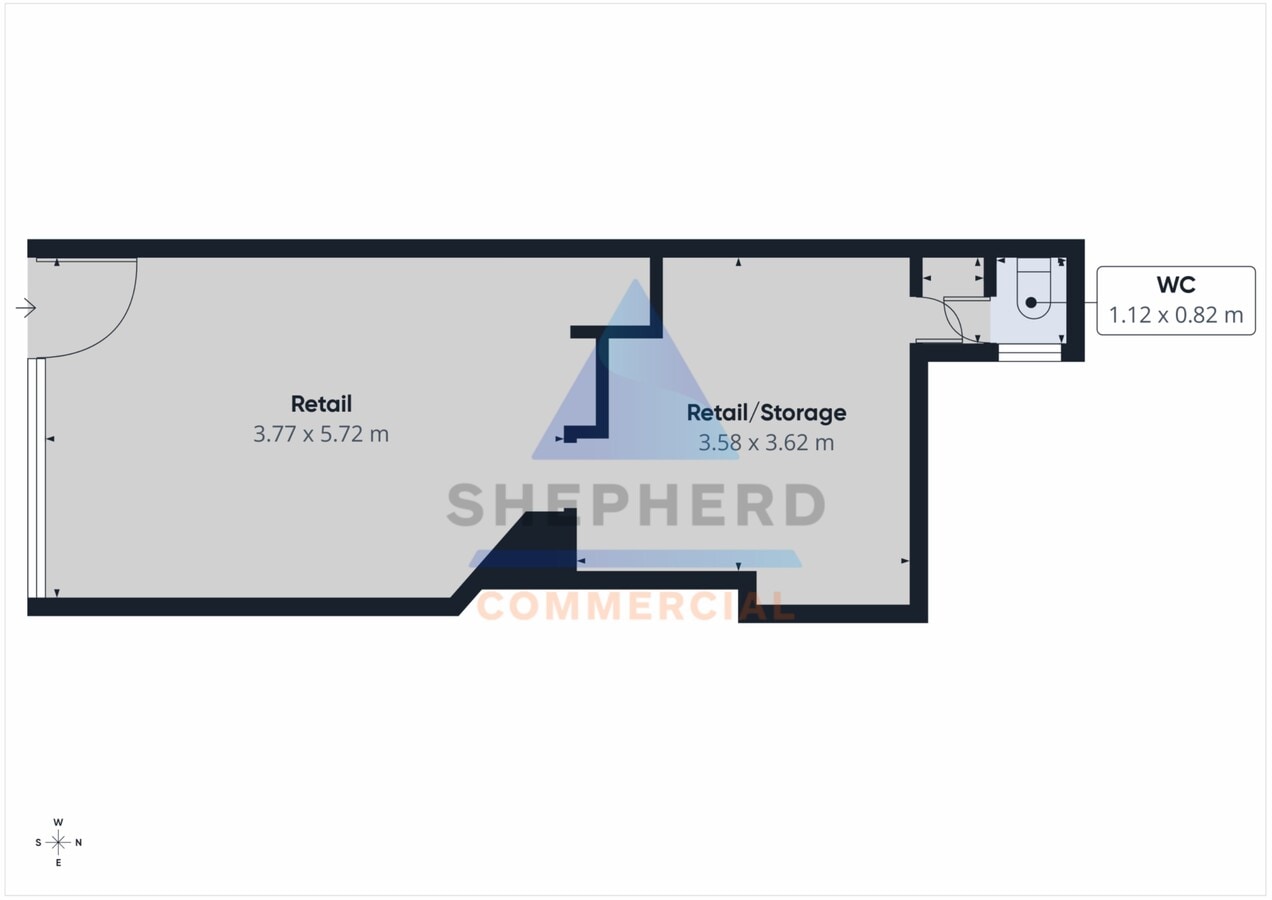 6 Queen St, Kilmarnock, EAY KA1 3DB - Unidad 6 -  - Plano de la planta - Image 1 of 1