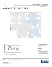 1901 Avenue of the Stars, Los Angeles, CA en alquiler Plano de la planta- Imagen 1 de 1
