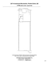 227 Boul Brunswick, Pointe-claire, QC en alquiler Plano de planta tipo- Imagen 1 de 2