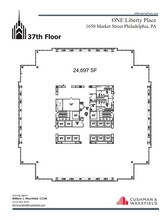 1650 Market St, Philadelphia, PA en alquiler Plano de la planta- Imagen 1 de 1