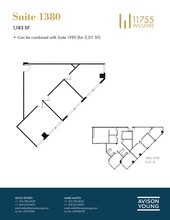 11755 Wilshire Blvd, Los Angeles, CA en alquiler Plano de la planta- Imagen 1 de 2