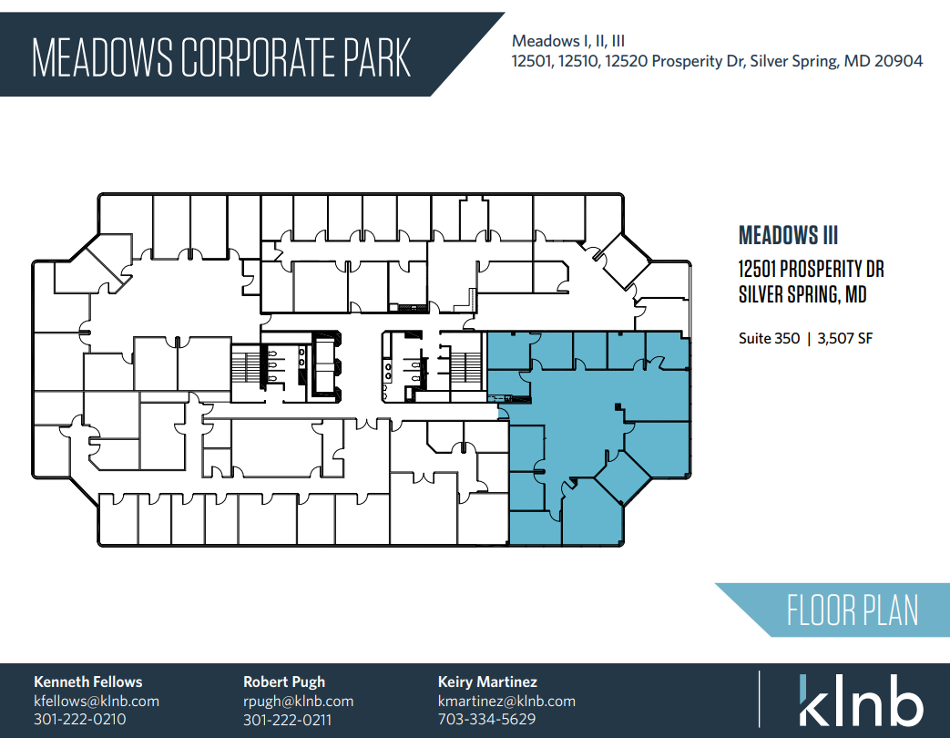 12510 Prosperity Dr, Silver Spring, MD en alquiler Plano de la planta- Imagen 1 de 1