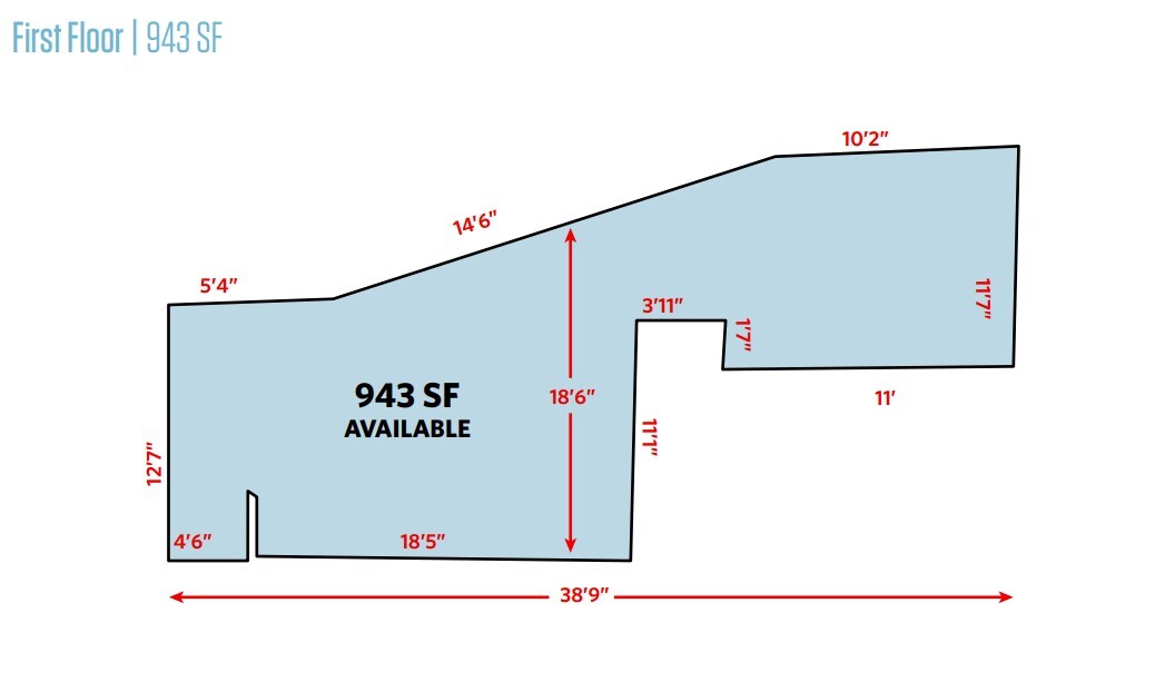 201-205 Harrison St, Leesburg, VA en alquiler Plano de la planta- Imagen 1 de 2