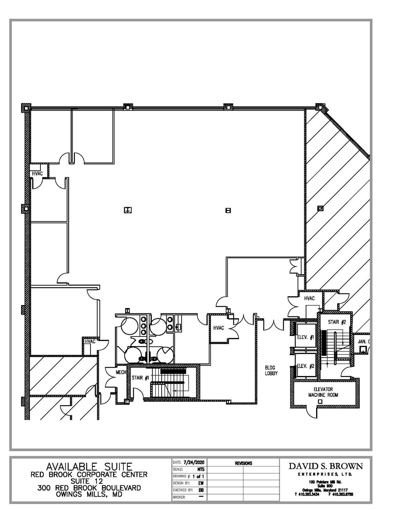 600 Red Brook Blvd, Owings Mills, MD en alquiler Plano de la planta- Imagen 1 de 1