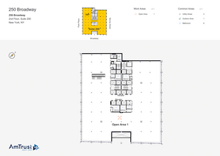 250 Broadway, New York, NY en alquiler Plano de la planta- Imagen 1 de 3