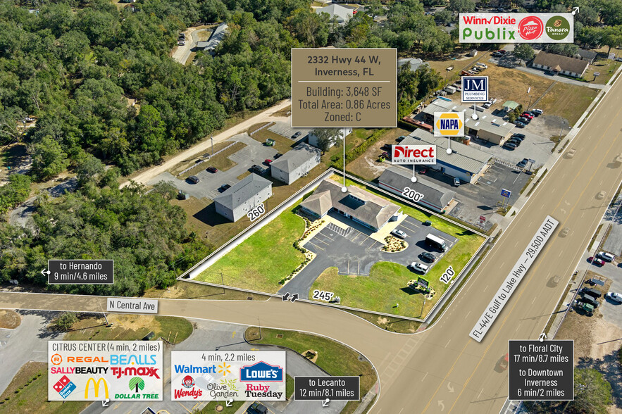 2332 Highway 44, Inverness, FL en venta - Foto del edificio - Imagen 2 de 50