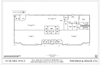 6880 Bermuda Rd, Las Vegas, NV en alquiler Plano de la planta- Imagen 2 de 2