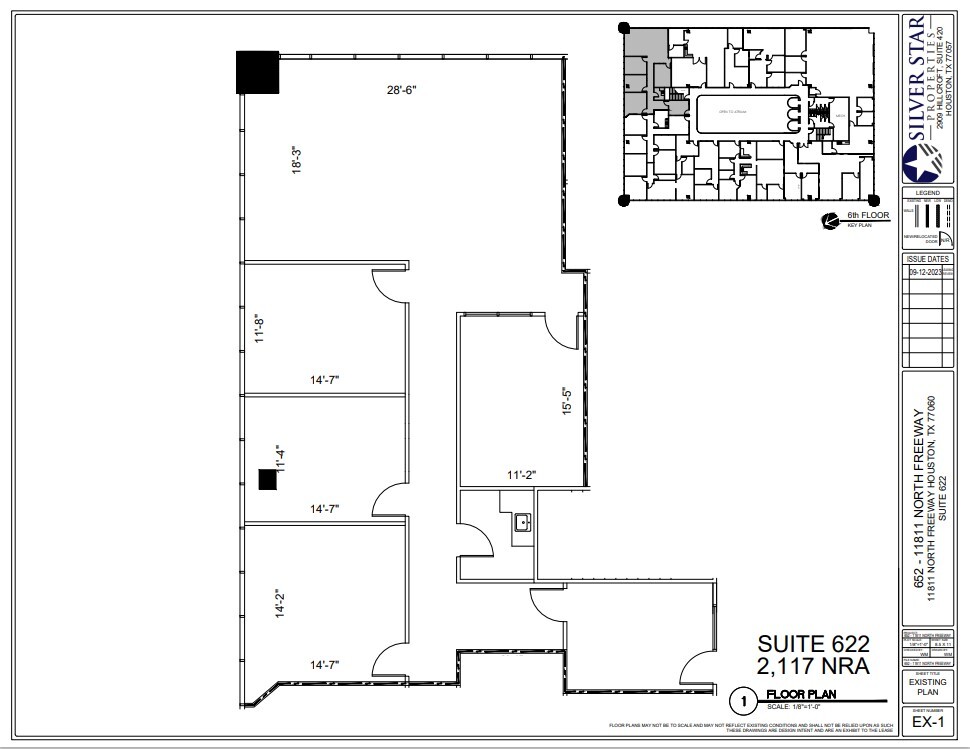 11811 North Fwy, Houston, TX en alquiler Plano de la planta- Imagen 1 de 1