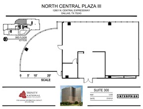 12801 N Central Expy, Dallas, TX en alquiler Plano de la planta- Imagen 1 de 1