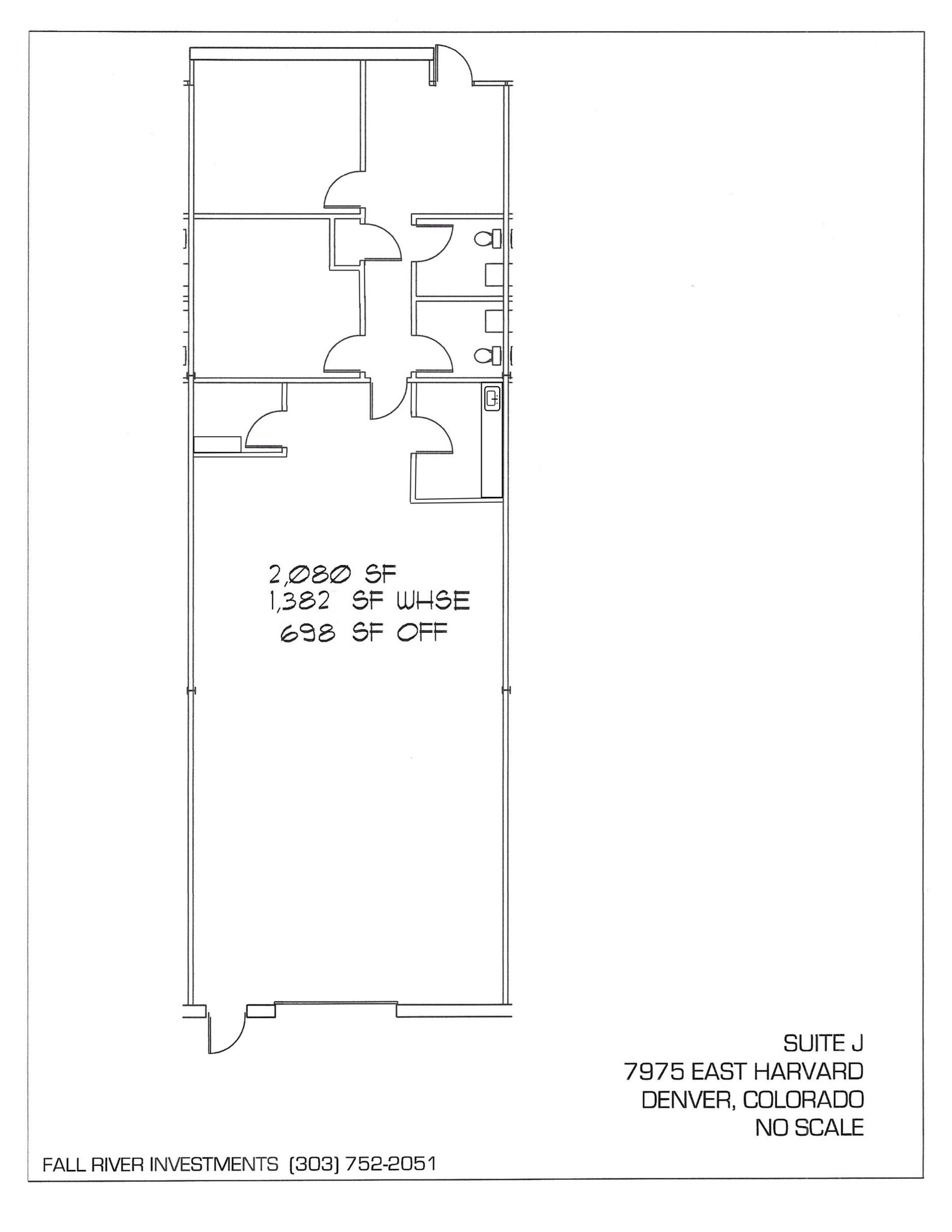 7925 E Harvard Ave, Denver, CO en alquiler Plano del sitio- Imagen 1 de 1