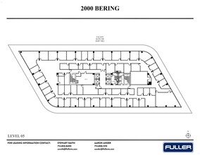 2000 Bering Dr, Houston, TX en alquiler Plano de la planta- Imagen 1 de 1