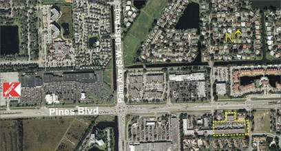 9610-9728 Pines Blvd, Pembroke Pines, FL - VISTA AÉREA  vista de mapa