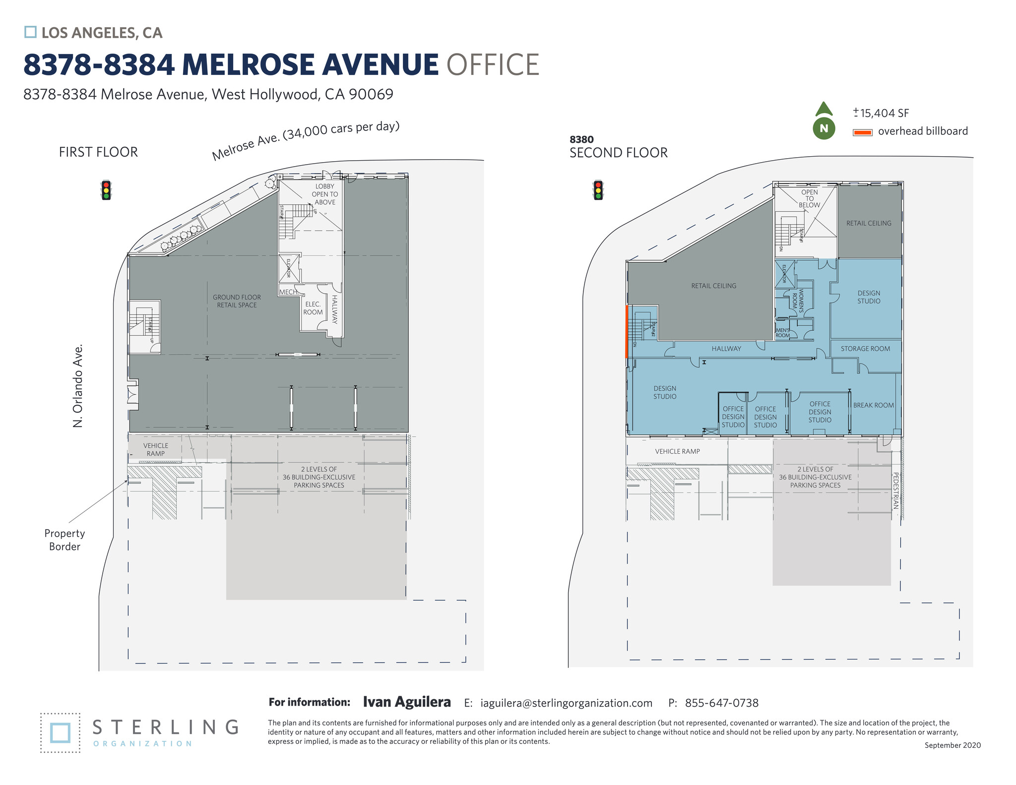 8378-8384 Melrose Ave, Los Angeles, CA en alquiler Plano del sitio- Imagen 1 de 2