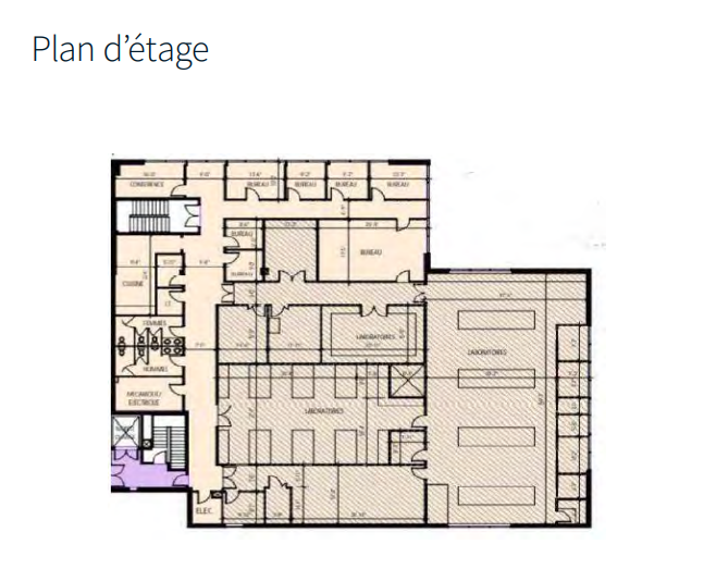 7210-7220 Rue Frederick-Banting, Saint-Laurent, QC en venta Plano de la planta- Imagen 1 de 1