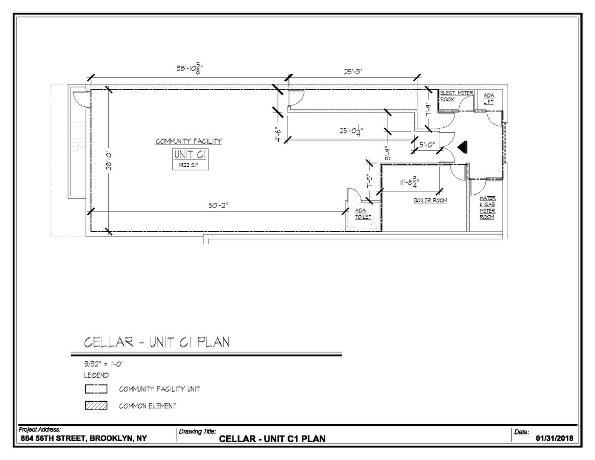 864 56th St, Brooklyn, NY 11220 - Unidad C1 -  - Plano de la planta - Image 1 of 1