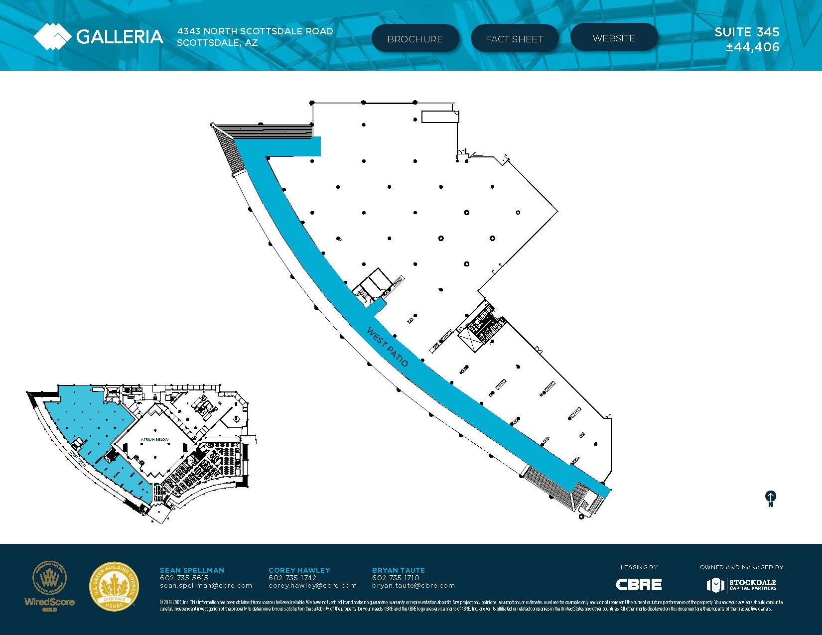 4343 N Scottsdale Rd, Scottsdale, AZ en alquiler Plano de la planta- Imagen 1 de 1