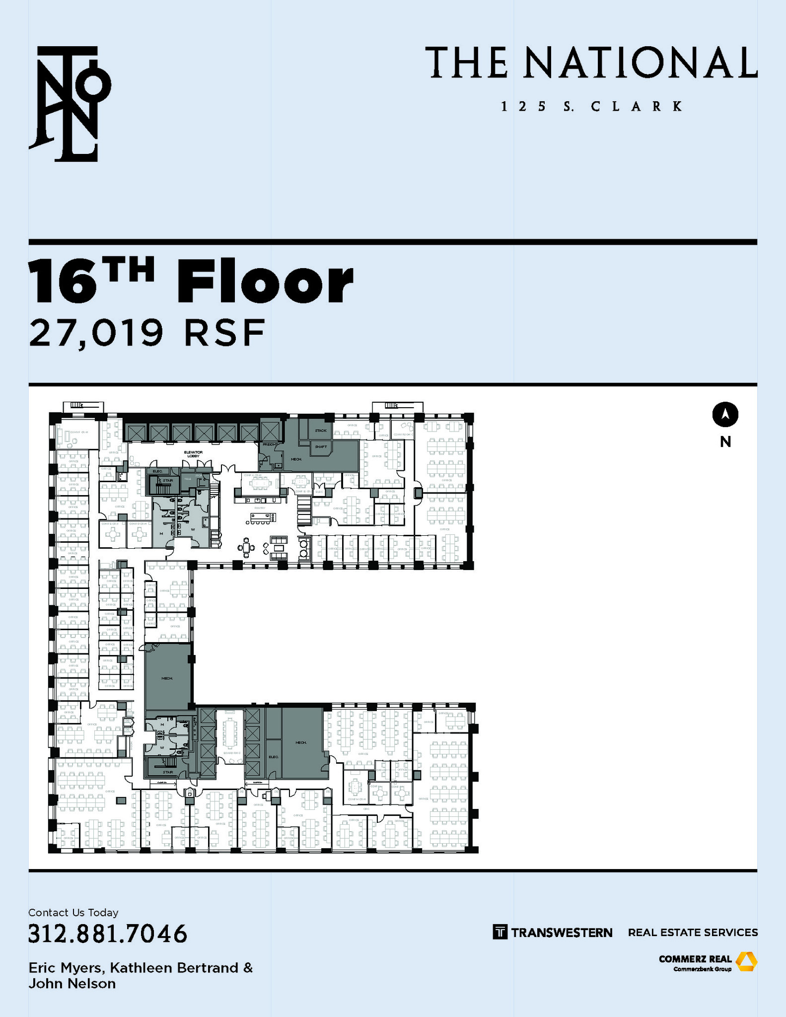 125 S Clark St, Chicago, IL en alquiler Plano de la planta- Imagen 1 de 1