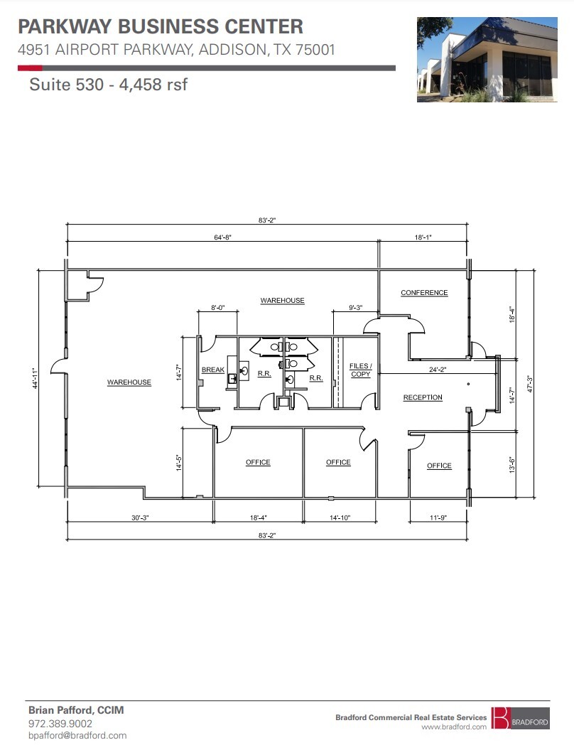 4950 Keller Springs Rd, Addison, TX en alquiler Plano de la planta- Imagen 1 de 2