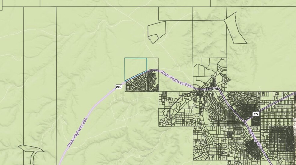 State Highway 260, Heber, AZ en venta - Plano de solar - Imagen 2 de 3