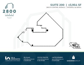 2800 N Central Ave, Phoenix, AZ en alquiler Plano de la planta- Imagen 1 de 1