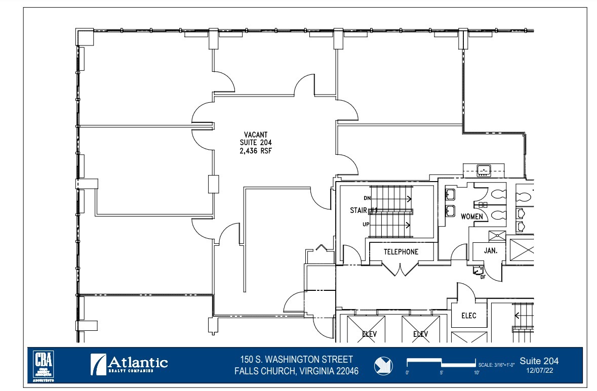 103 W Broad St, Falls Church, VA en alquiler Plano de la planta- Imagen 1 de 1