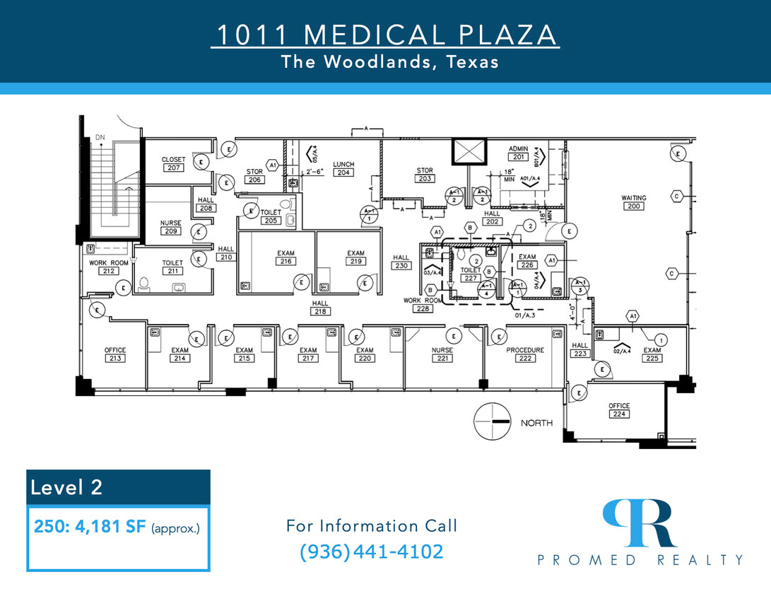 1011 Medical Plaza, The Woodlands, TX en alquiler Plano de la planta- Imagen 1 de 1