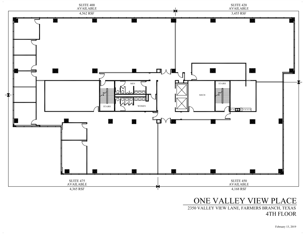 2350 Valley View Ln, Dallas, TX en alquiler Plano de la planta- Imagen 1 de 1