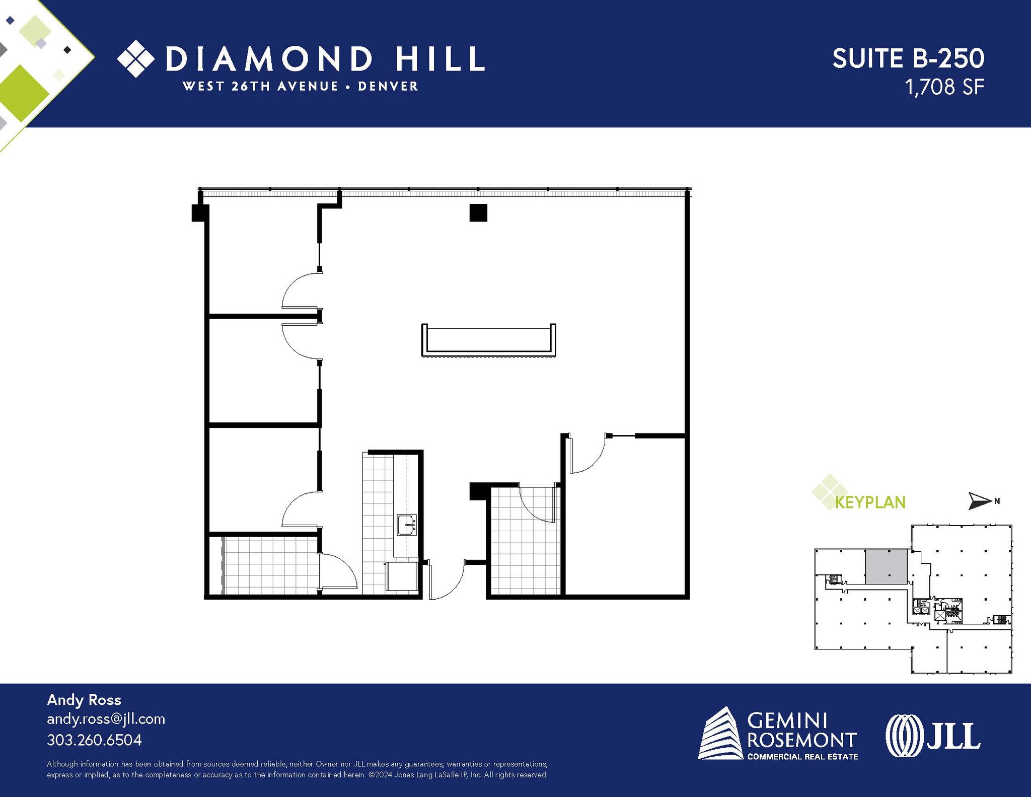 2490 W 26th Ave, Denver, CO en alquiler Plano de la planta- Imagen 1 de 2