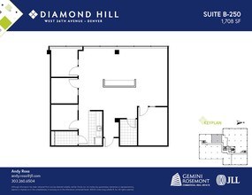 2490 W 26th Ave, Denver, CO en alquiler Plano de la planta- Imagen 1 de 2