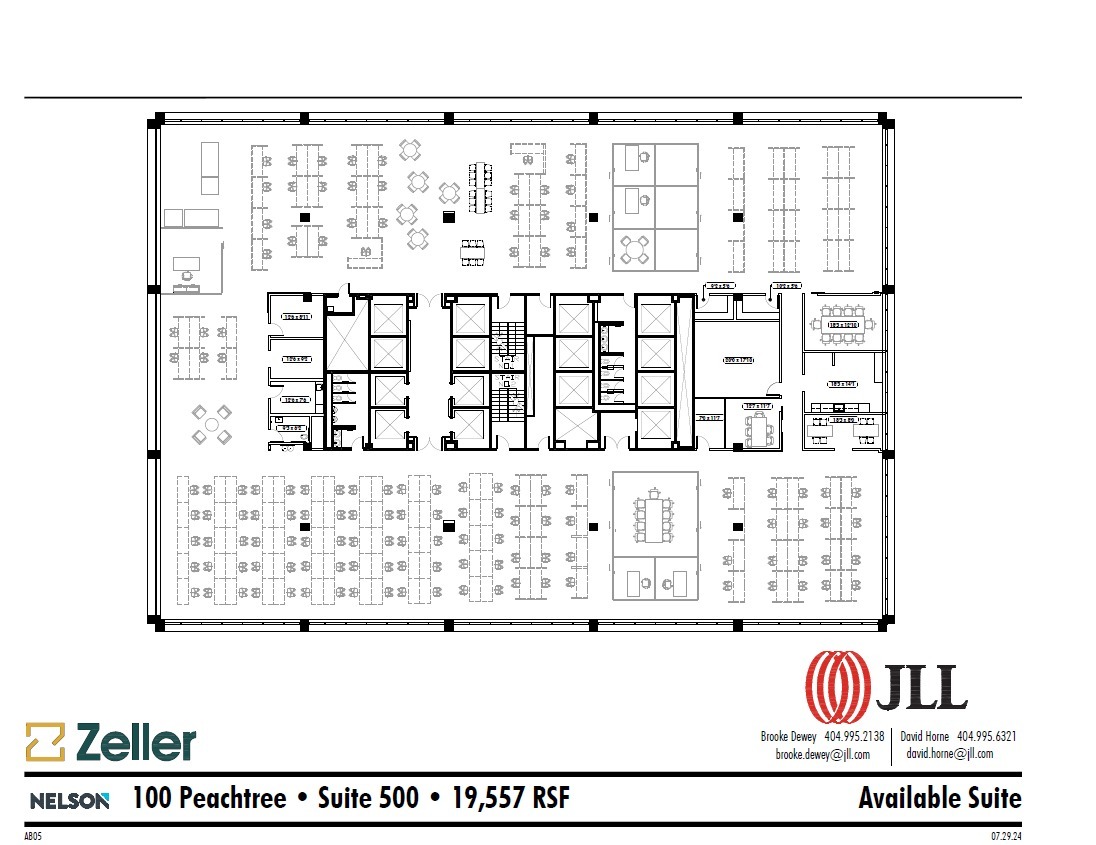 100 Peachtree St NW, Atlanta, GA en alquiler Plano de la planta- Imagen 1 de 1