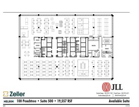 100 Peachtree St NW, Atlanta, GA en alquiler Plano de la planta- Imagen 1 de 1