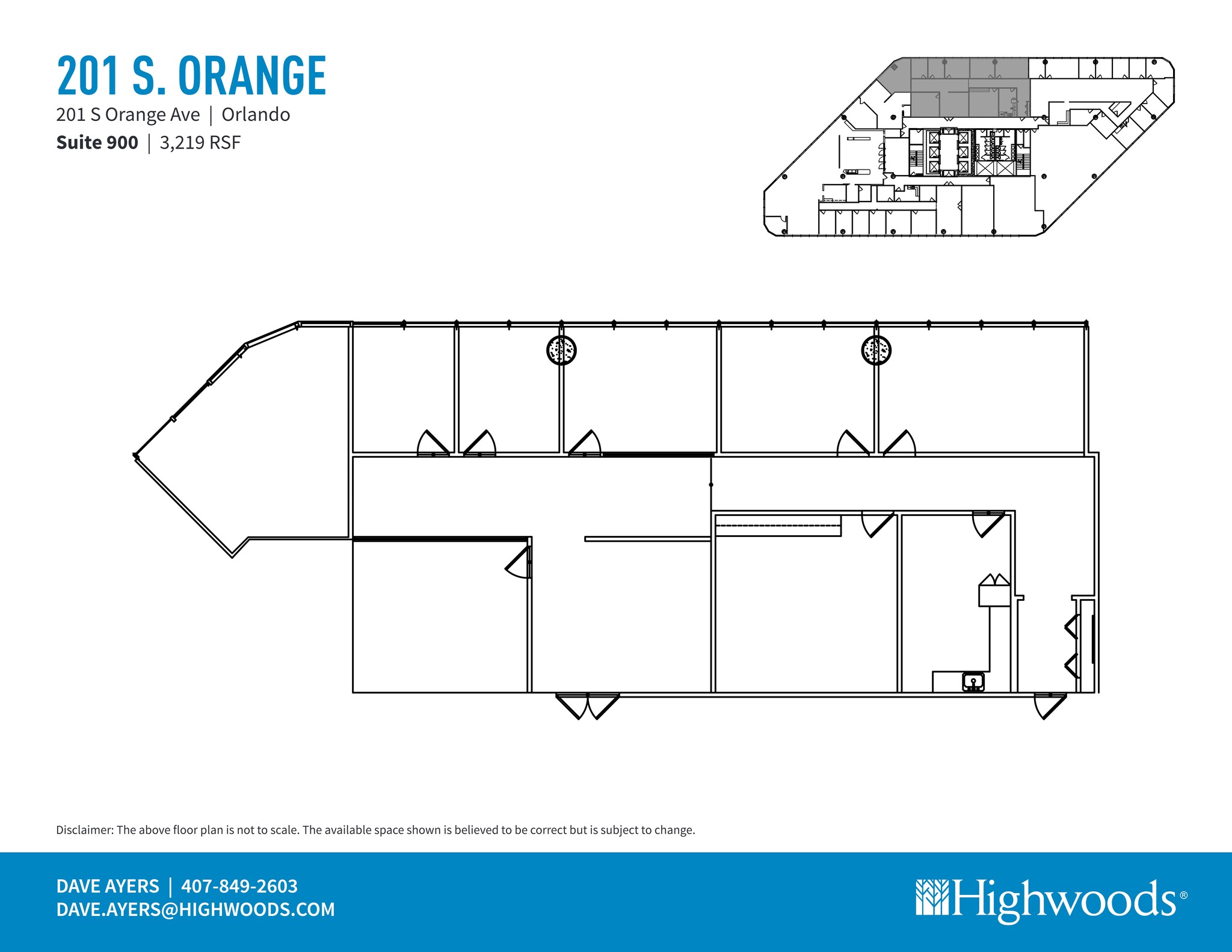 201 S Orange Ave, Orlando, FL en alquiler Plano del sitio- Imagen 1 de 1