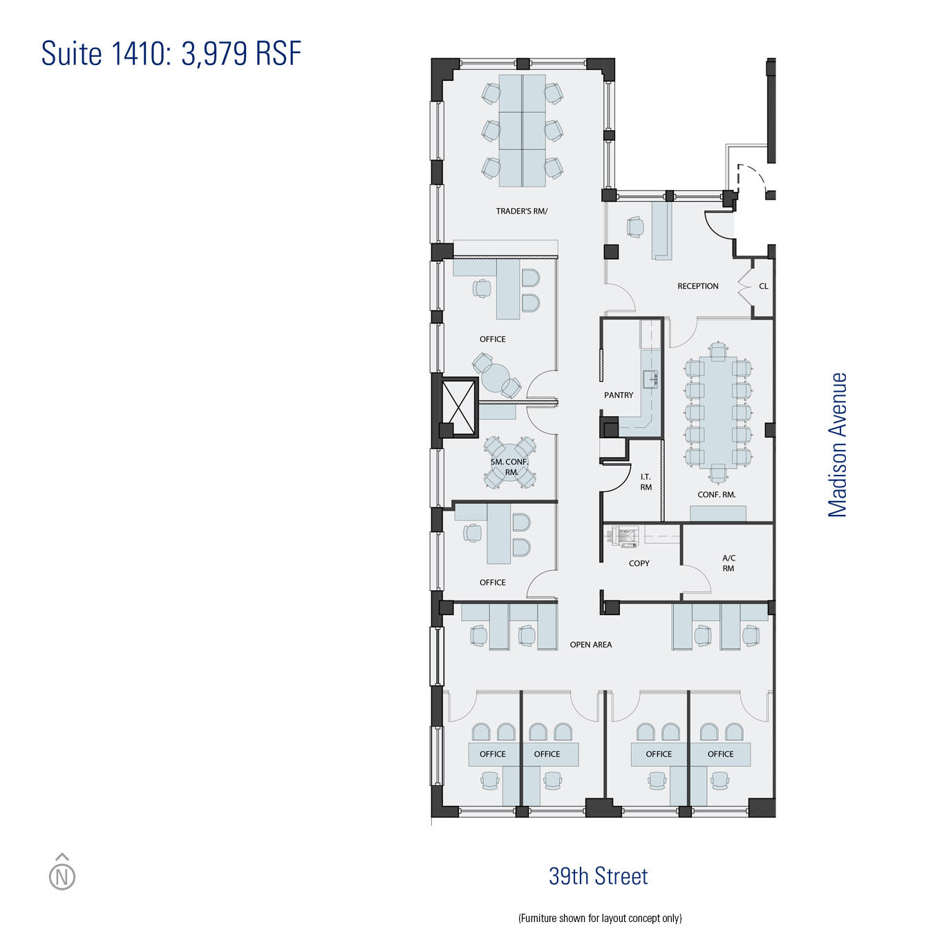 270 Madison Ave, New York, NY en alquiler Plano de la planta- Imagen 1 de 1